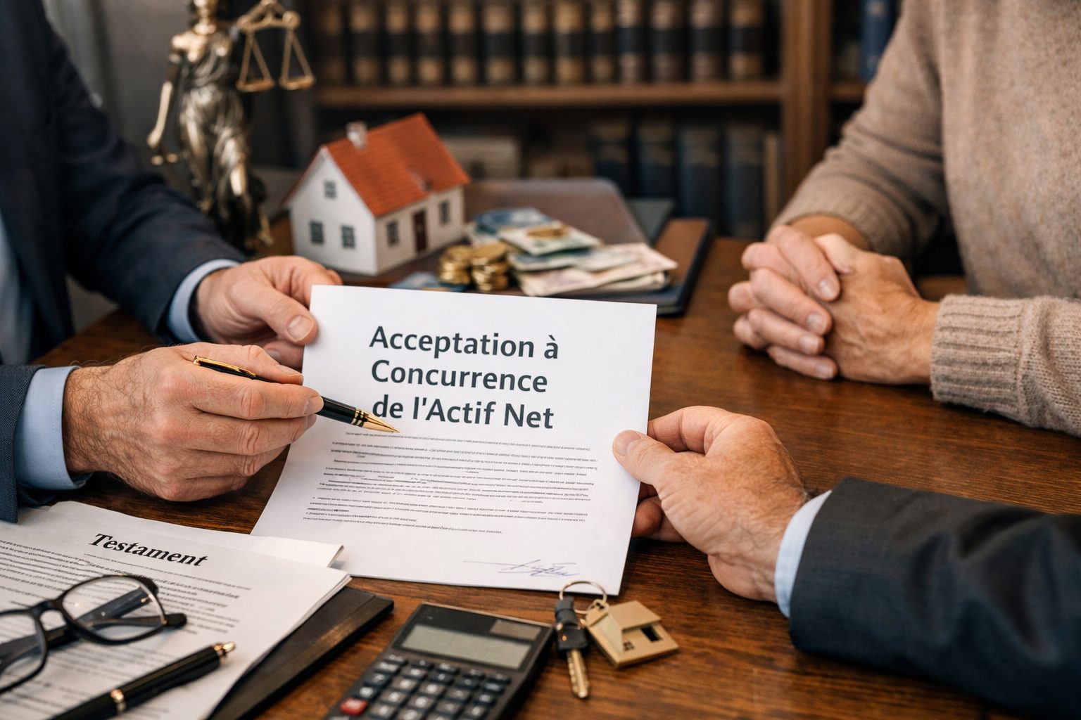 Consultation patrimoniale sur l’acceptation à concurrence de l’actif net pour protéger son patrimoine lors d’une succession