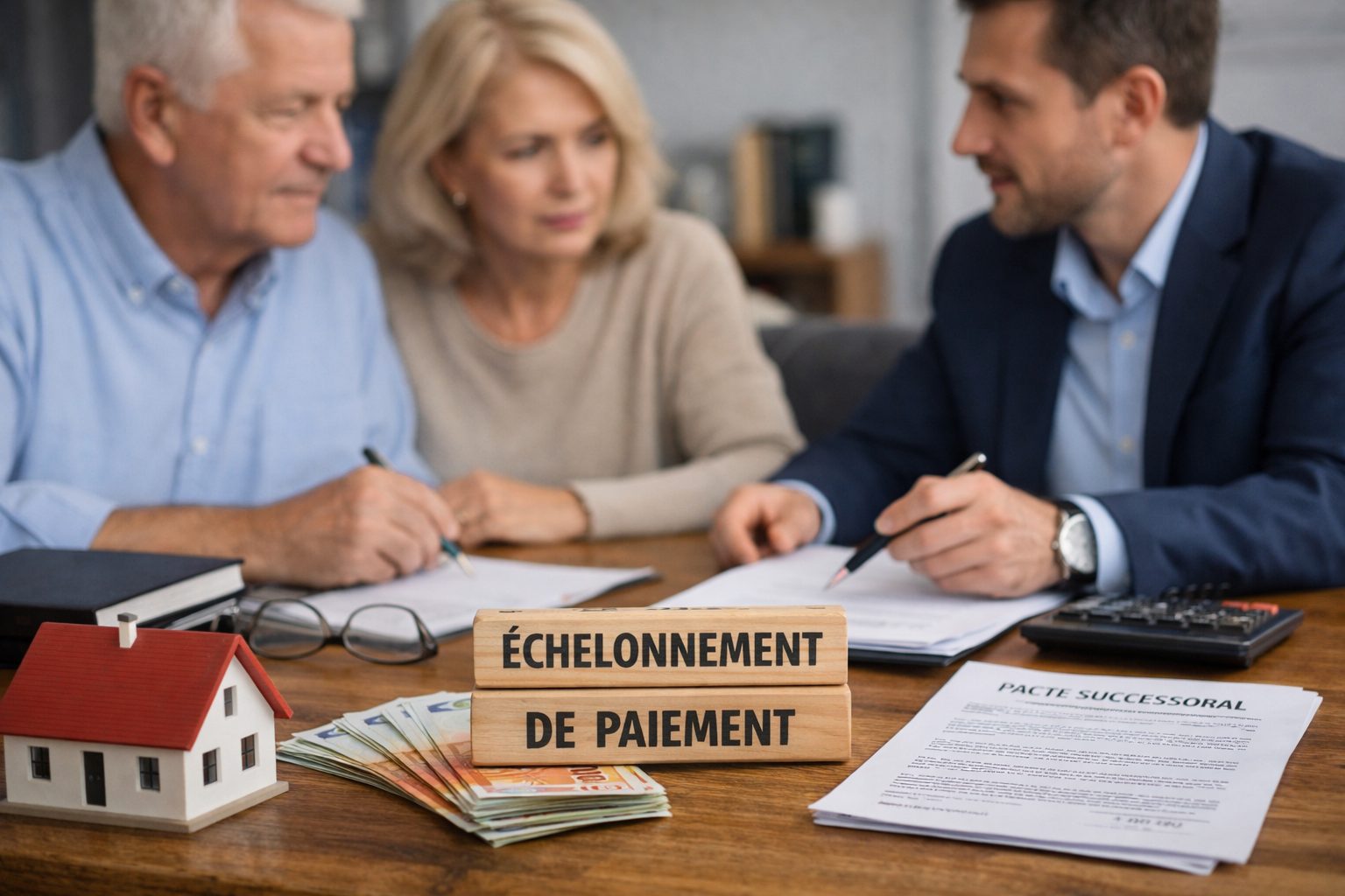 Échelonnement du paiement des droits de succession lors d’un rendez-vous avec un conseiller patrimonial
