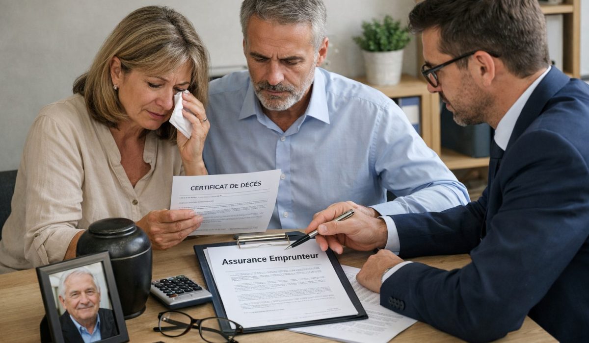 Activation de la garantie décès d’une assurance emprunteur après le décès d’un emprunteur avec accompagnement par un conseiller